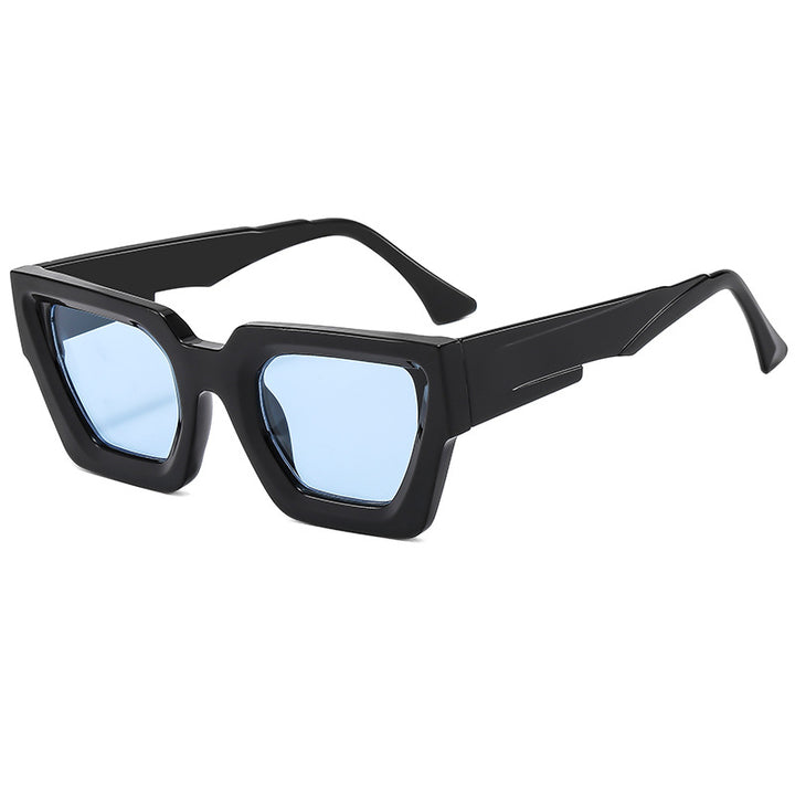 Ladies stylish square sunglasses in modern design with refined plastic frame Stornfield