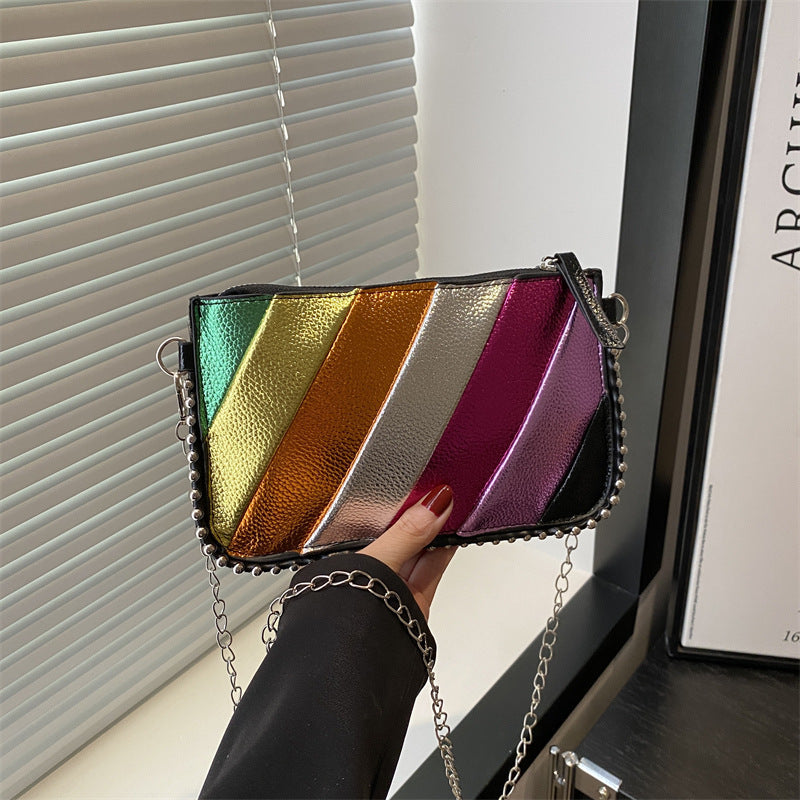 Colorful Metallic Chic Crossbody Bag Stornfield