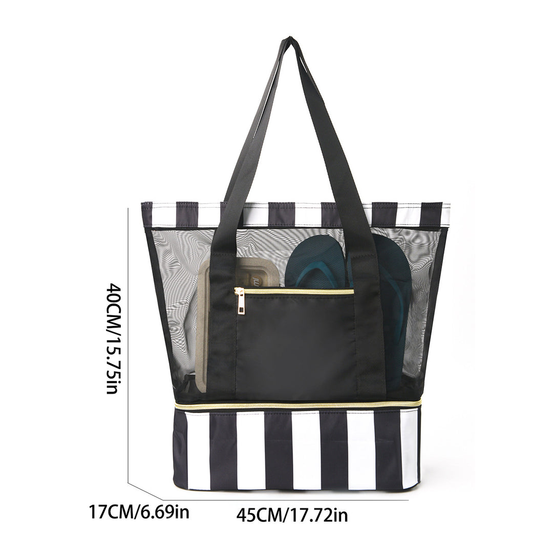 Practical tote bag with mesh design Stornfield