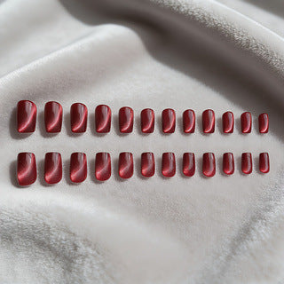 Glossy Metallic Press-On Nail Set Stornfield