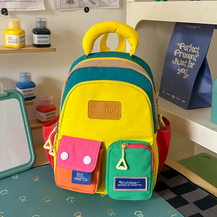 Colorful Multi-Compartment Casual Backpack Stornfield