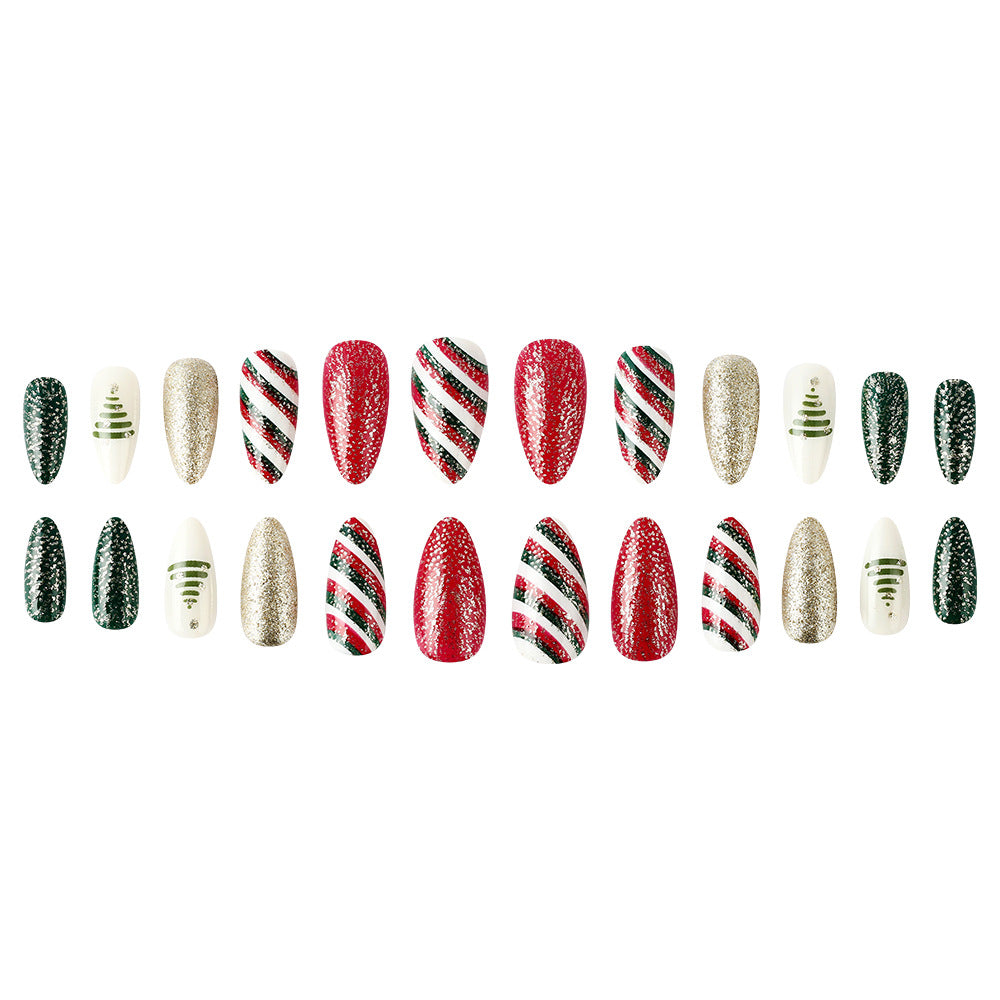 Festive Themed Press-On Nail Set Stornfield