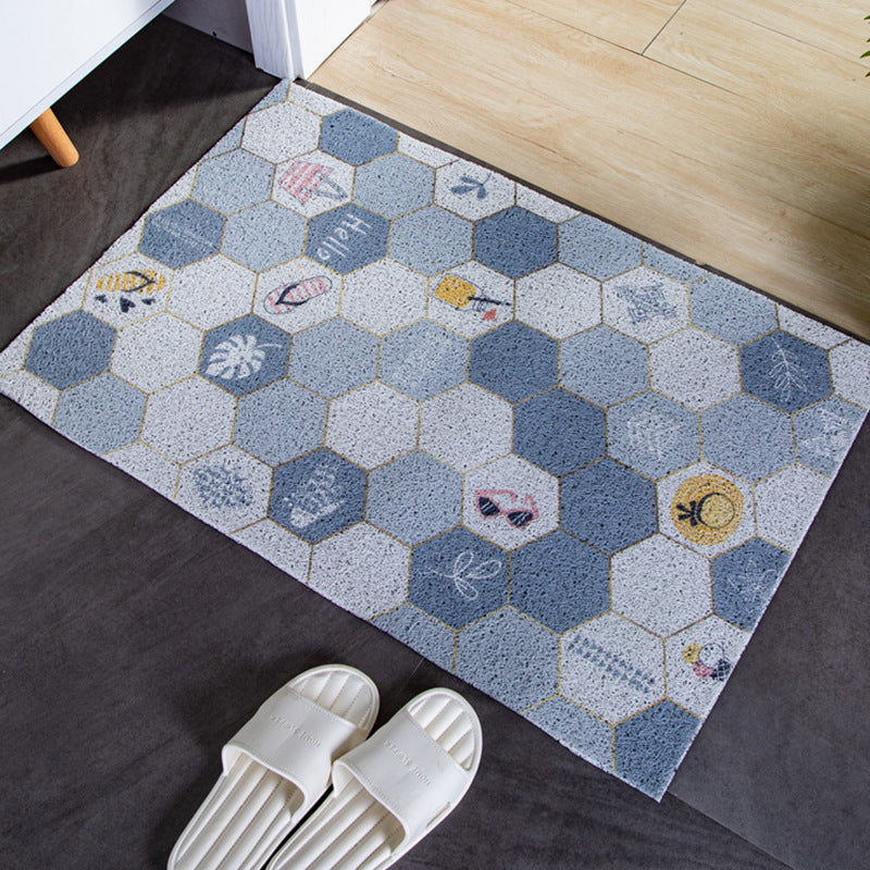 Geometric Patterned Entrance Mat
