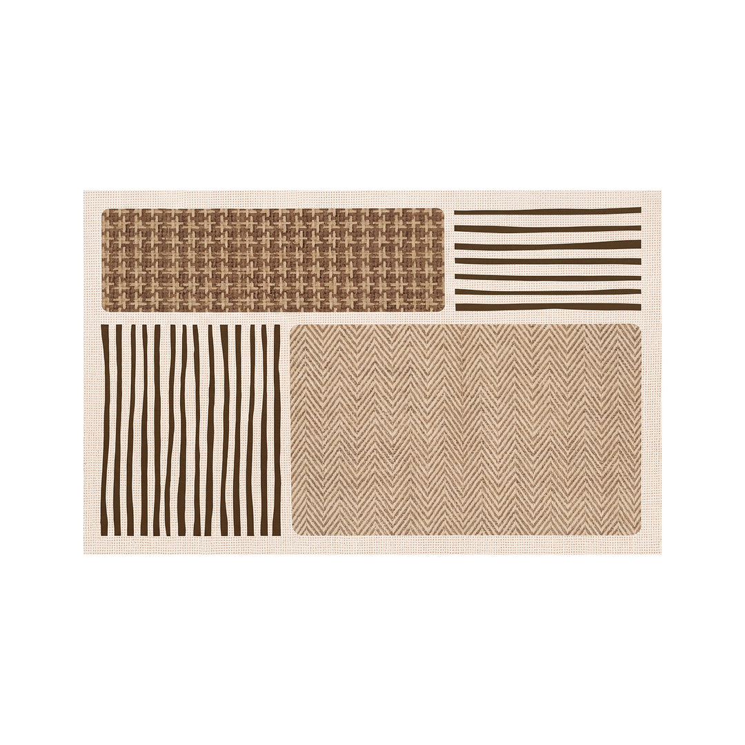 Elegant Floral Print Kitchen Mat Stornfield