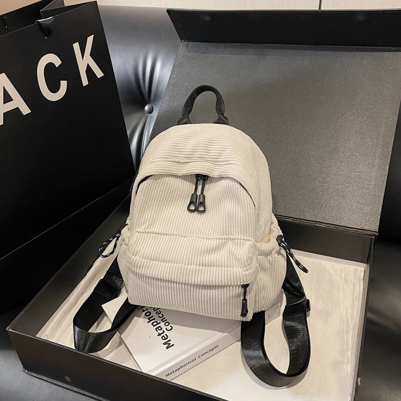 Cord-Backpack with Practical Front Pocket Stornfield