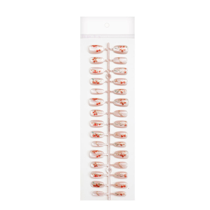Floral Design Press-On Nail Set Stornfield