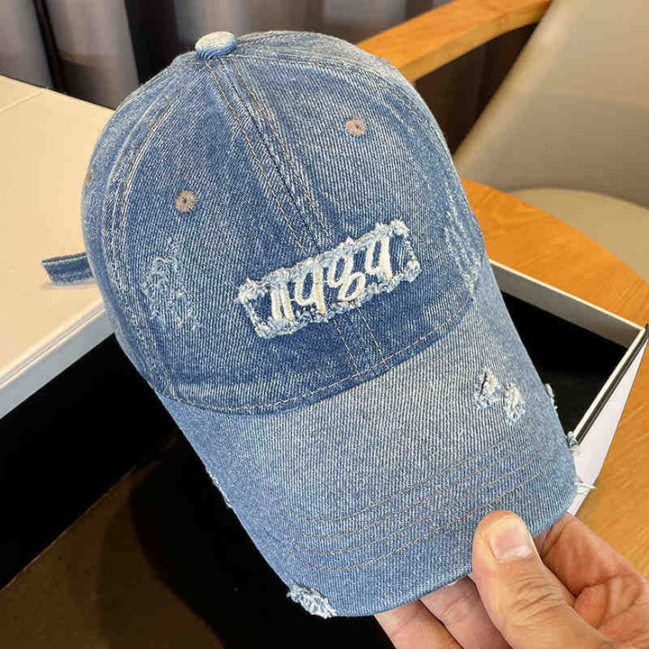 Women's Distressed Denim Cap Stornfield