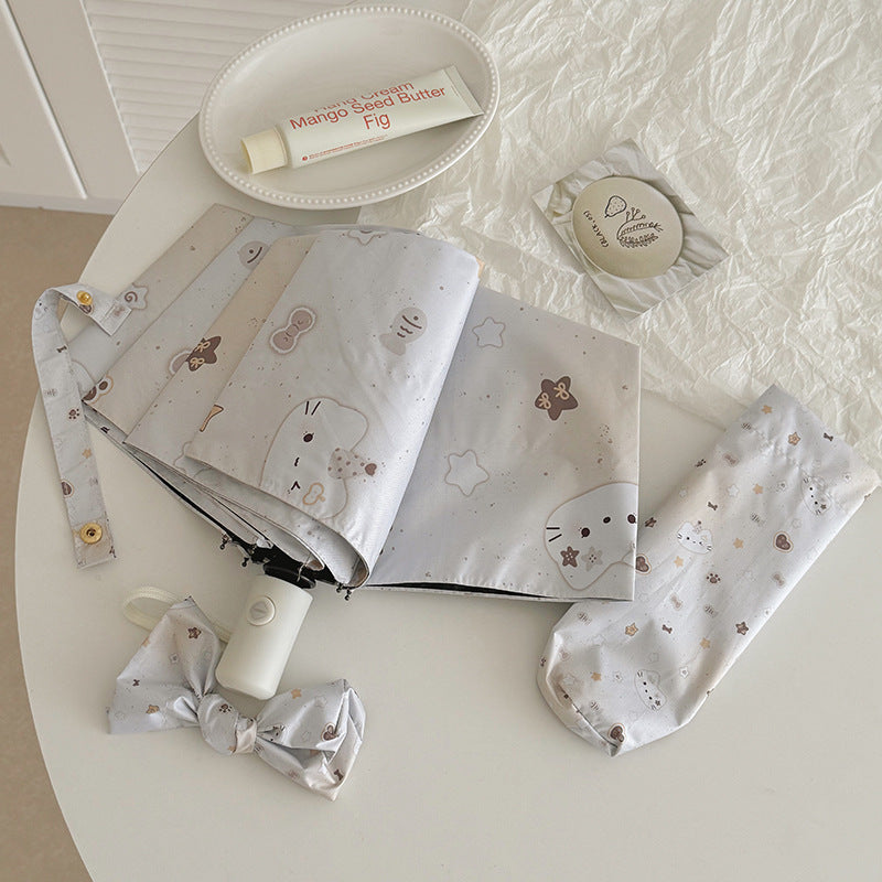 Women's Compact Umbrella with Charming Animal Design Stornfield