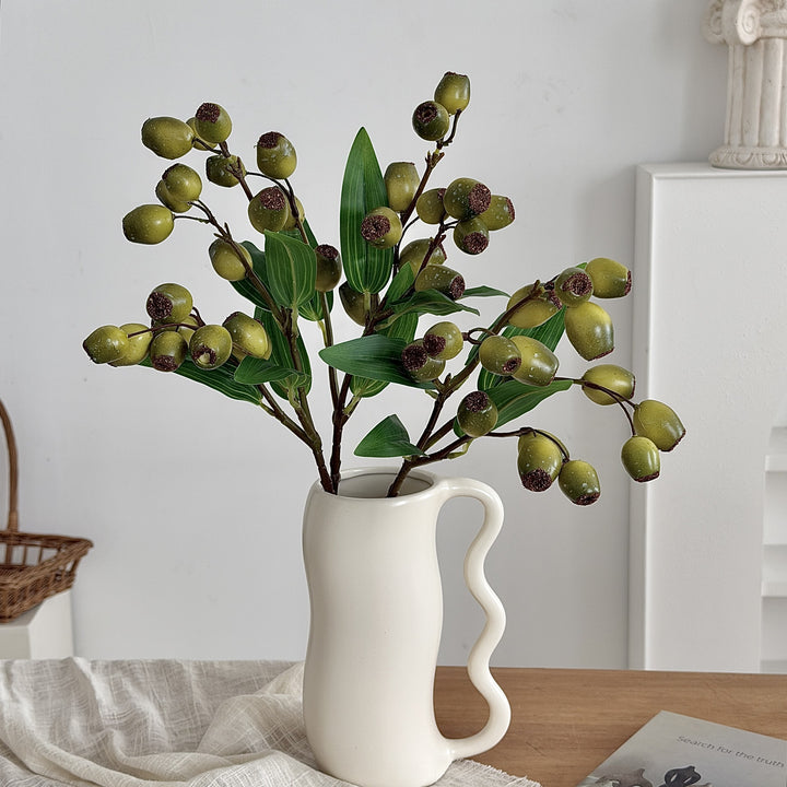 Artificial branch with olives
