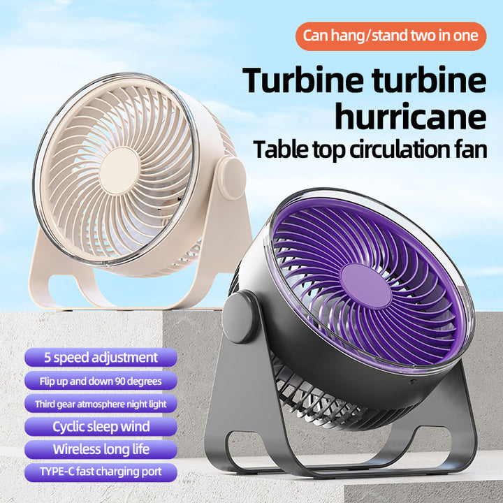 Unisex Versatile Desk and Wall Fan with Adjustable Speed Stornfield