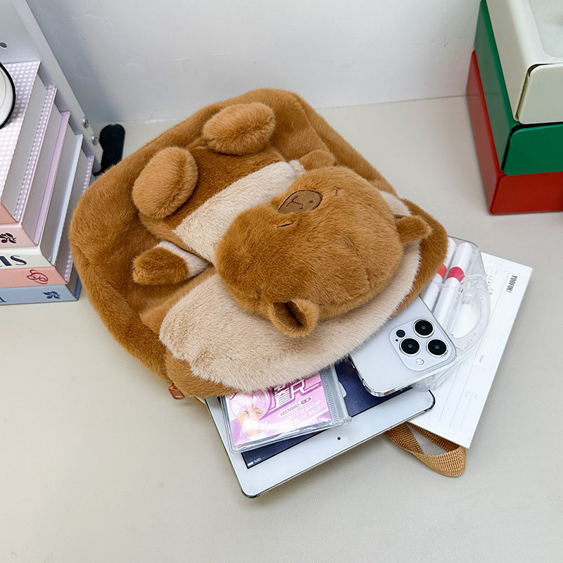 Plush backpack with animal cuddly motif Stornfield