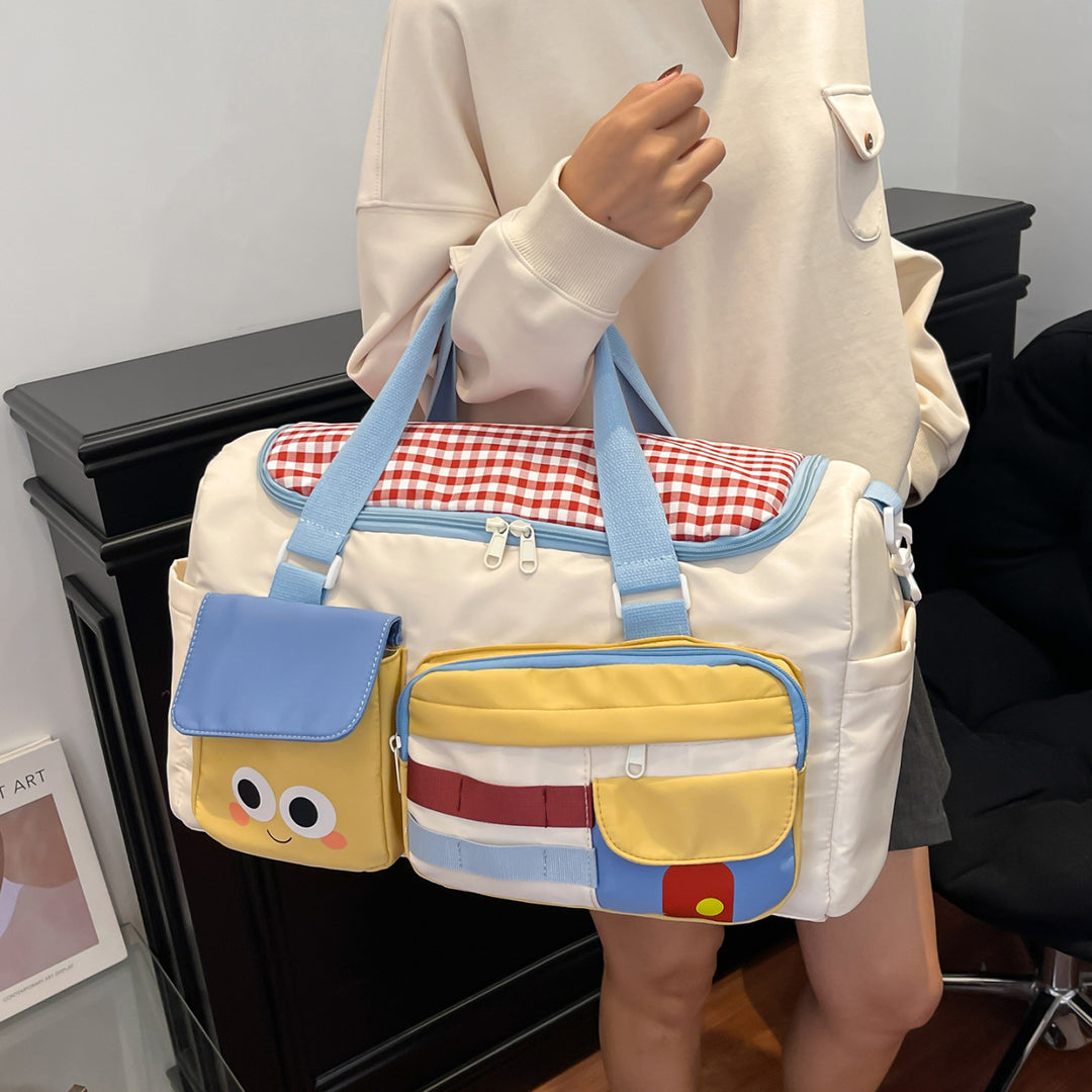Sporty travel bag with multiple outer pockets Stornfield