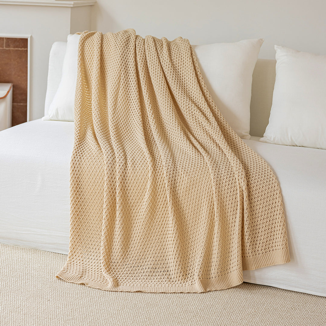 Lightweight Woven Throw Blanket