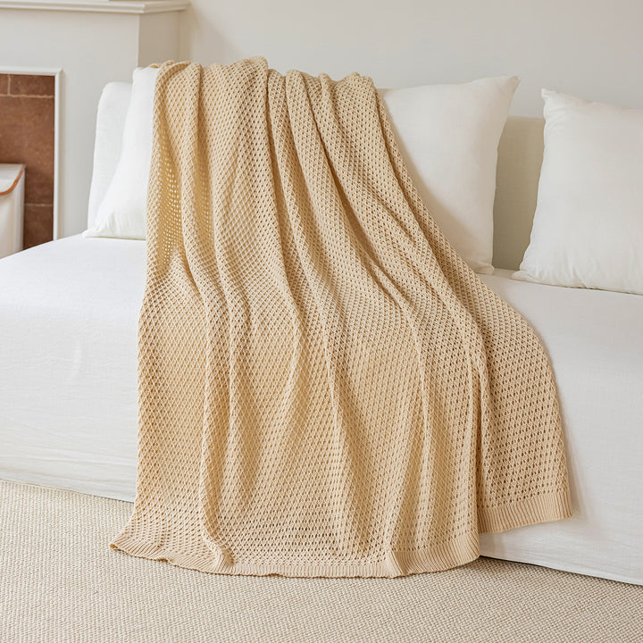 Lightweight Woven Throw Blanket