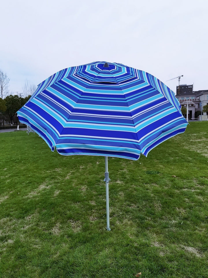 Women's Striped Sun Umbrella with Stable Ground Anchoring Stornfield