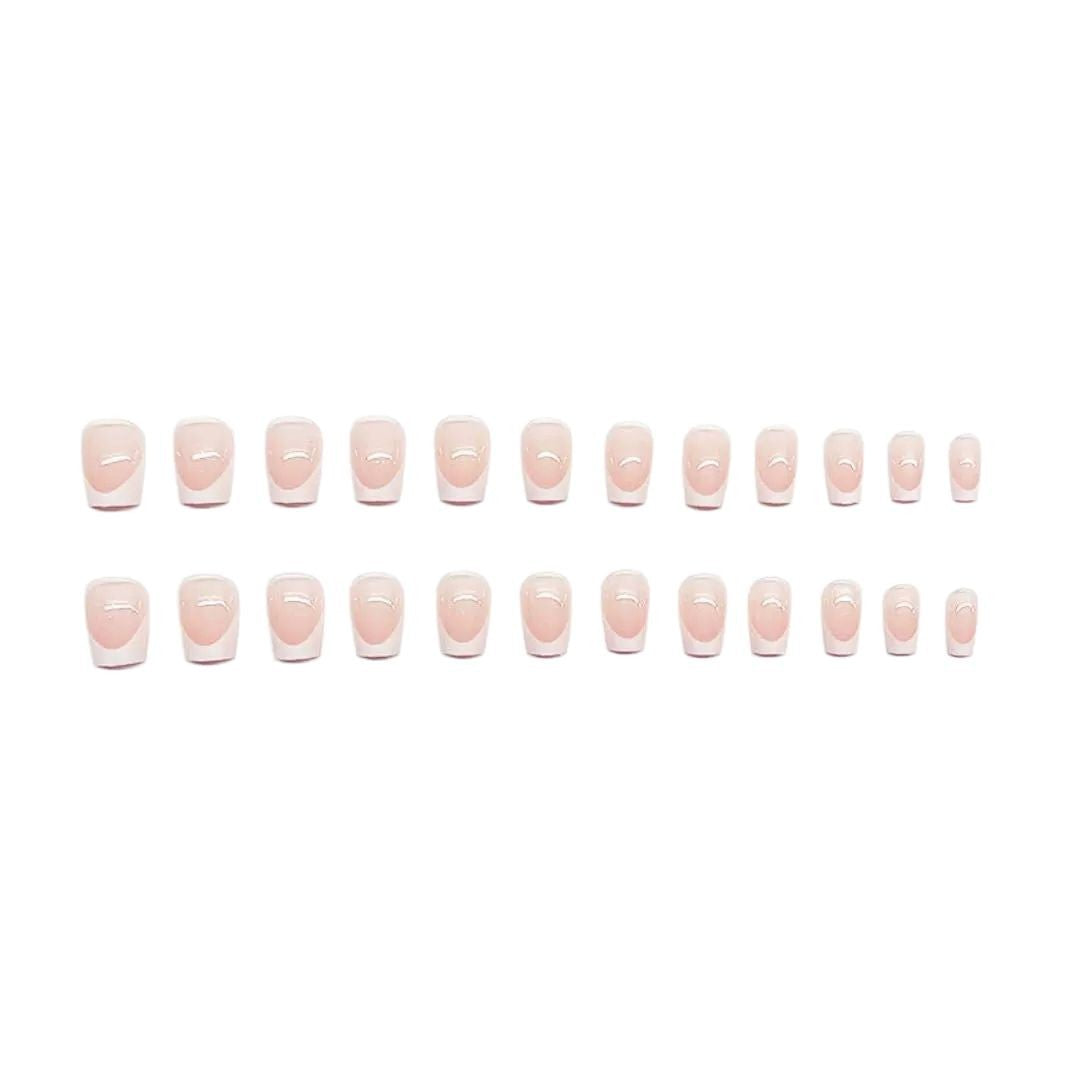 Premium French Tip Nail Set Stornfield