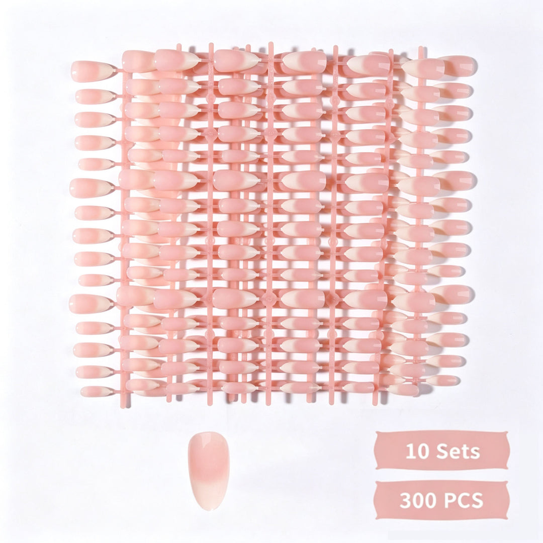 Long Almond Press-On Nail Tips Stornfield