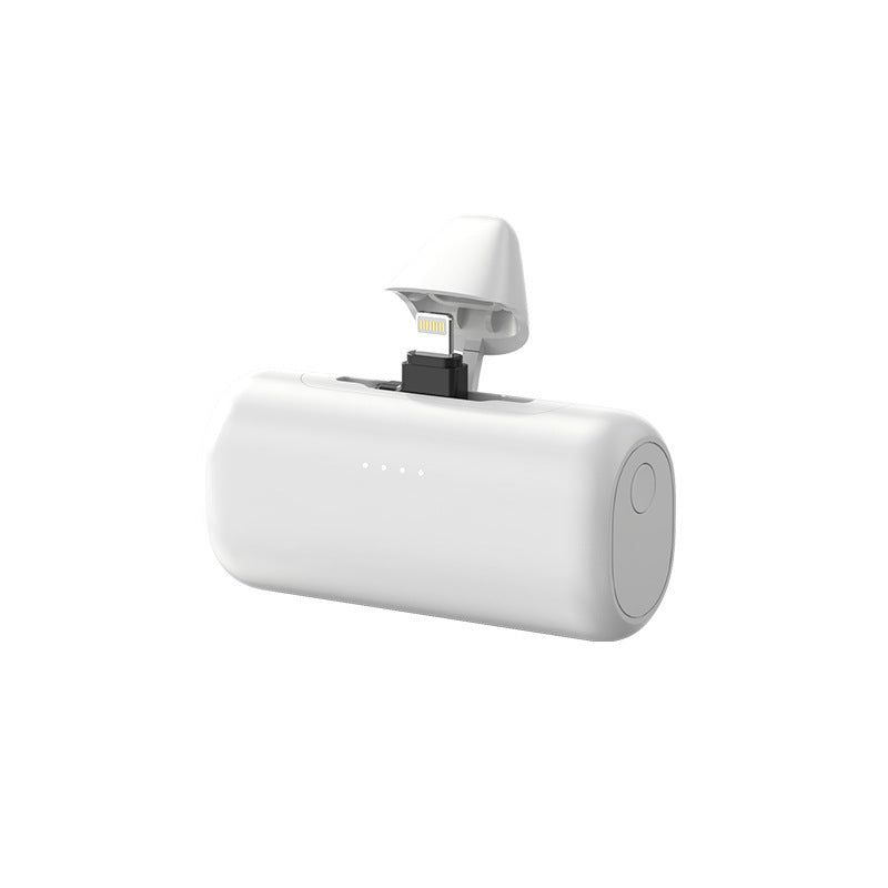 Portable power bank with integrated Lightning cable and LED charging indicator Stornfield