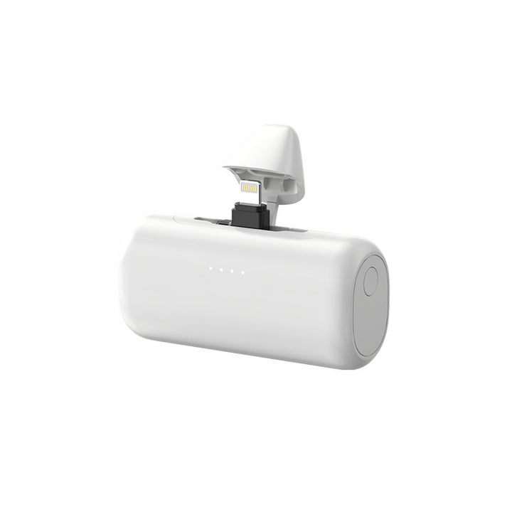 Portable power bank with integrated Lightning cable and LED charging indicator Stornfield