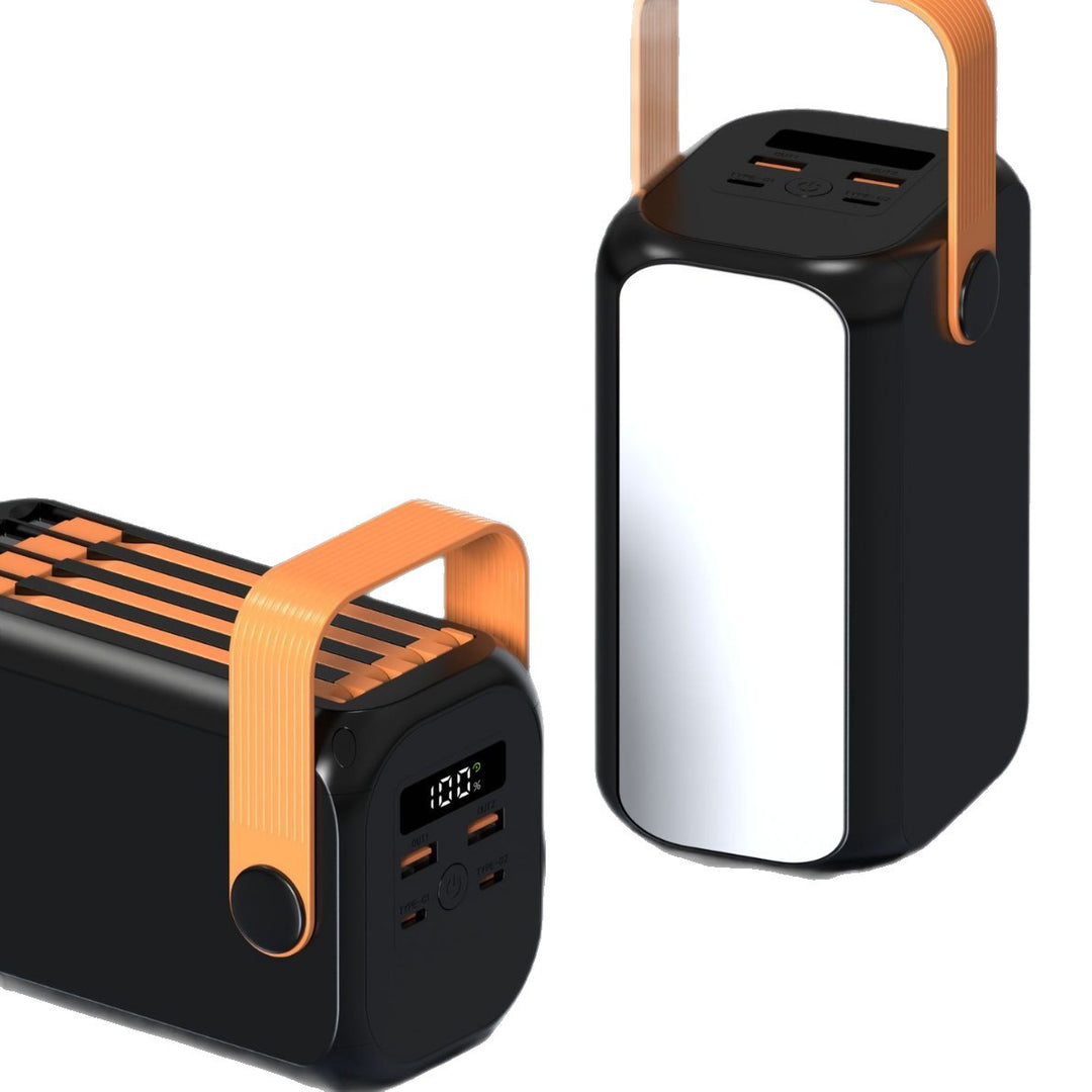 Portable power bank with multifunctional charging port and integrated carrying handle Stornfield