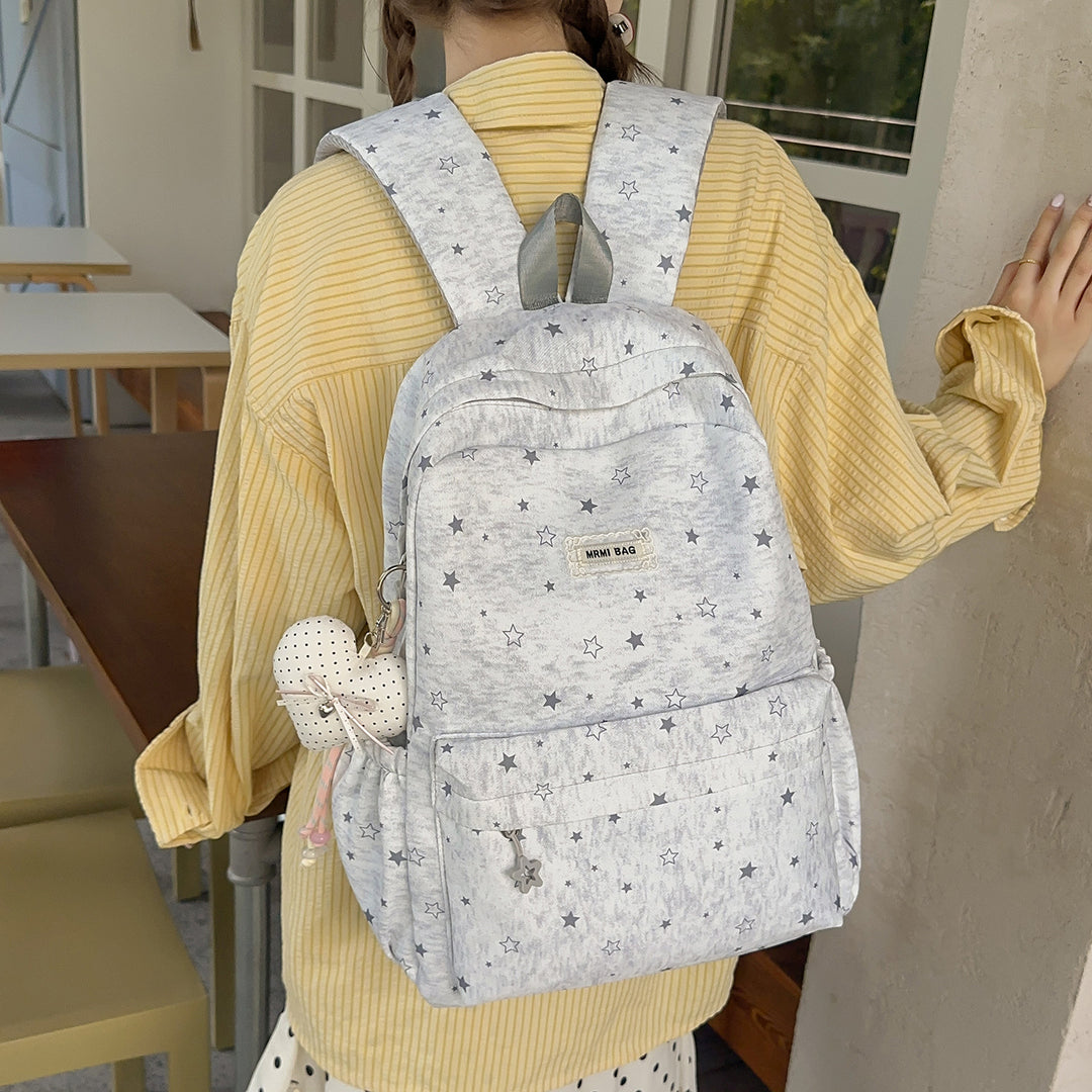 Star Patterned Casual Backpack Stornfield