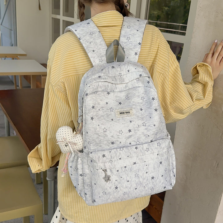 Star Patterned Casual Backpack Stornfield