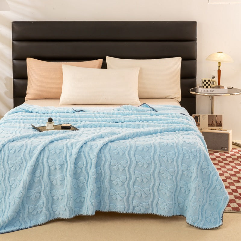 Ladies Cozy and Soft Blanket with Floral Pattern Stornfield