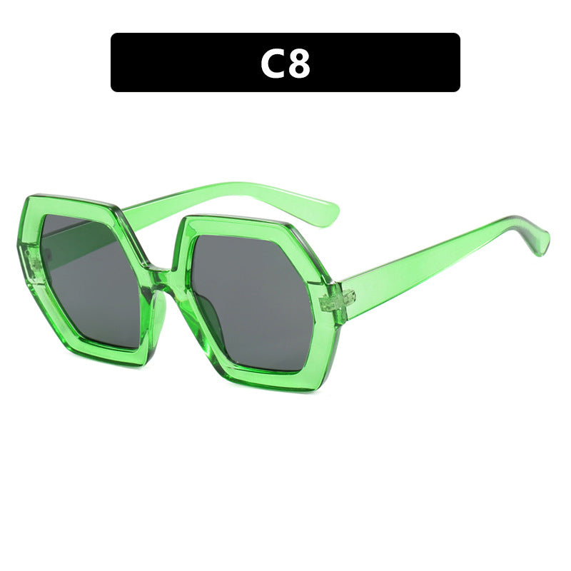 Women innovative hexagonal sunglasses Stornfield