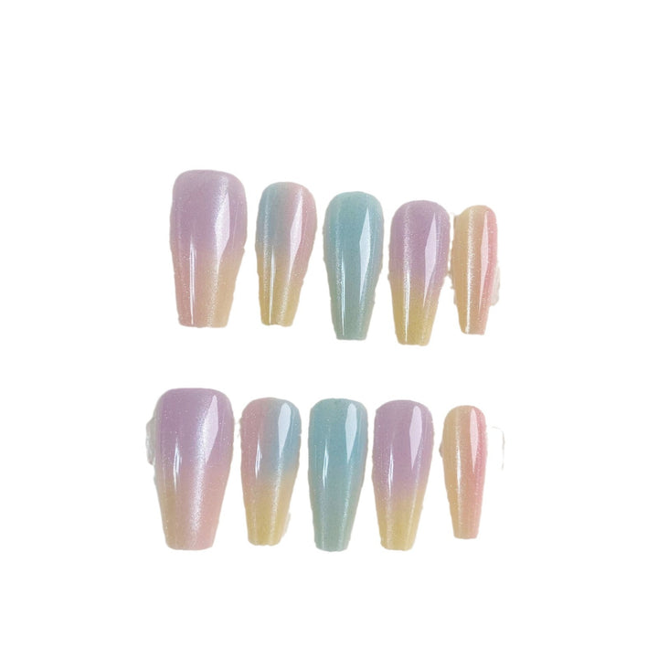 Ombre Glitter Press-On Nail Tips