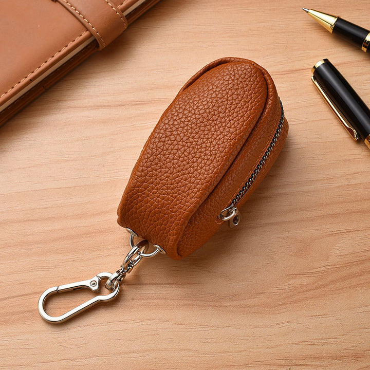 Compact Leather Keychain Pouch Stornfield
