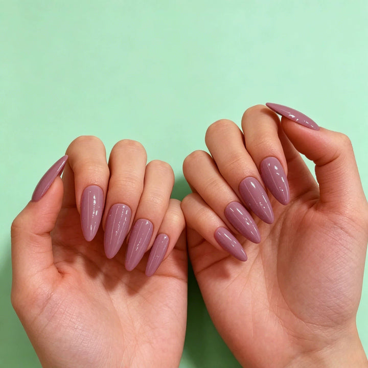 Almond-Shaped Gel Nail Enhancements Stornfield