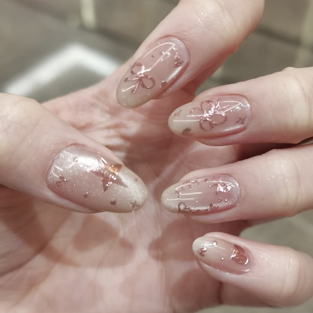 Decorative Nail Art Press-On Nails