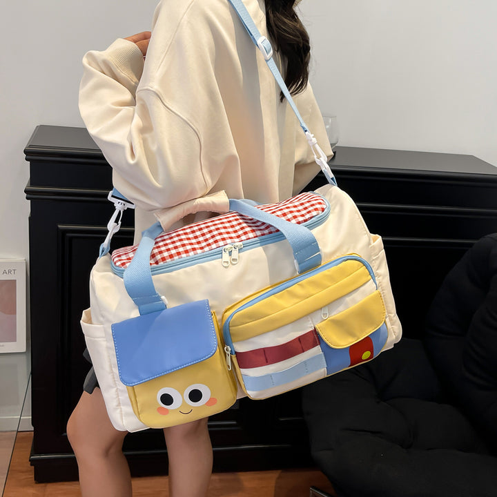 Sporty travel bag with multiple outer pockets Stornfield