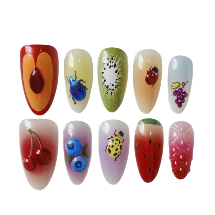 Decorative Floral Nail Art Tips Stornfield