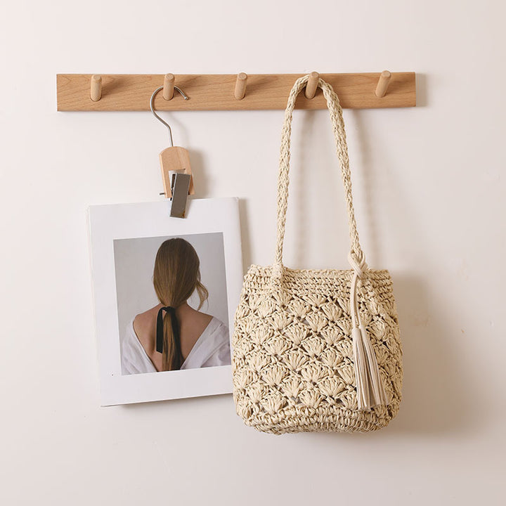 Hand-knotted macrame shoulder bag Stornfield