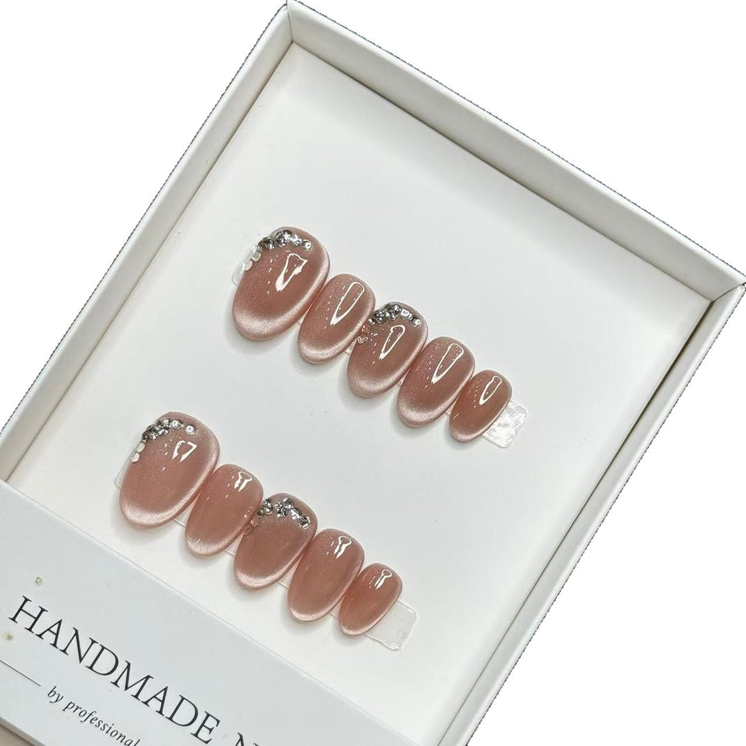 Decorative Press-On Nail Art Set with Luxury Finish