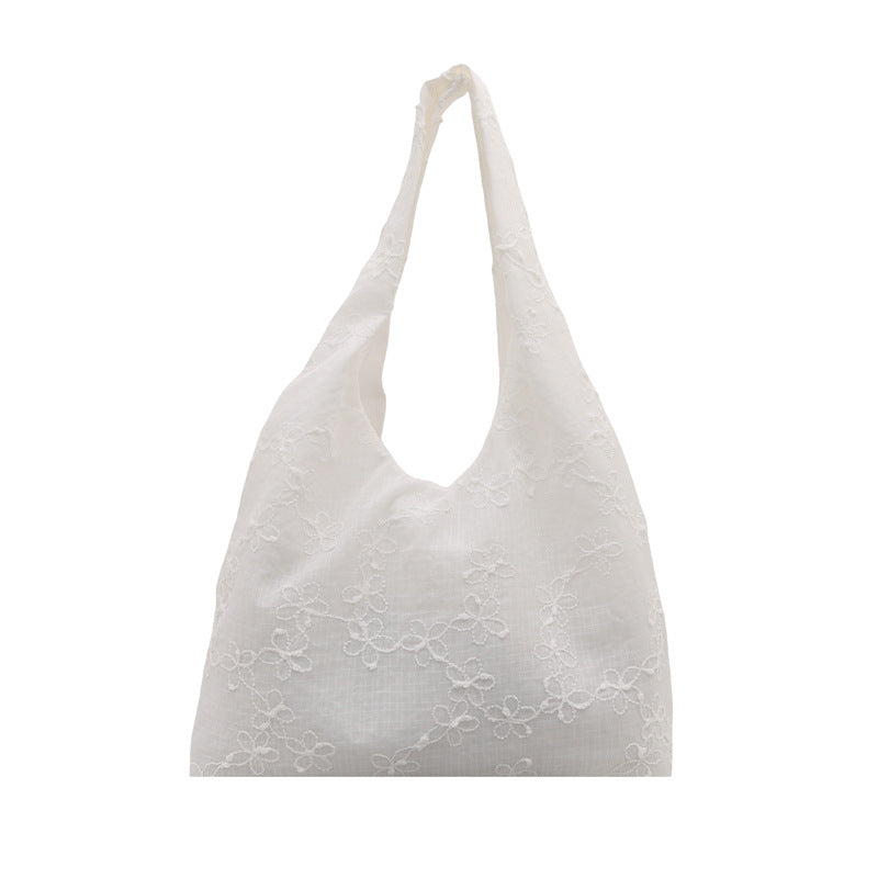 Floral Patterned Reusable Shopping Tote Bag