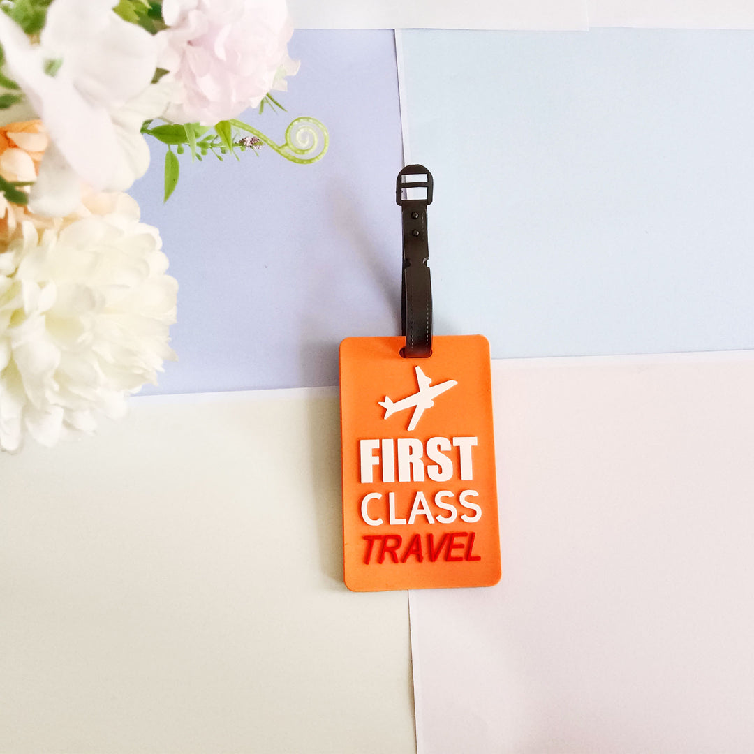 Unisex Luggage Tag with Airplane Design Bowlift