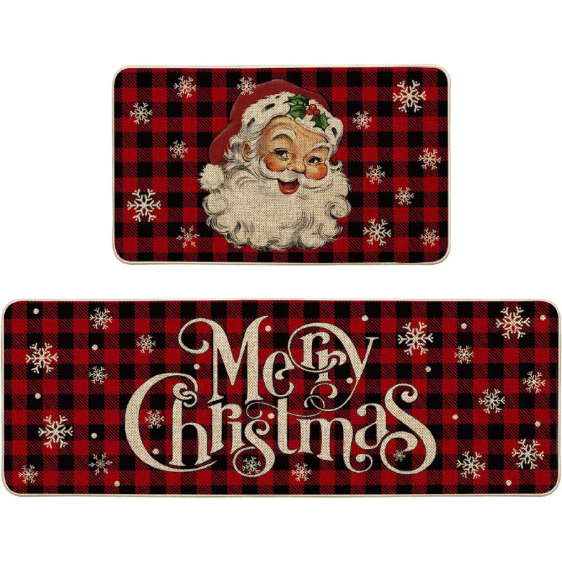 Festive Holiday-Themed Doormat
