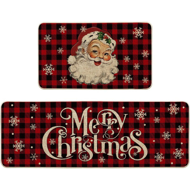 Festive Holiday-Themed Doormat