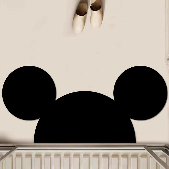 Cartoon Mouse-Themed Mat for Home Decor