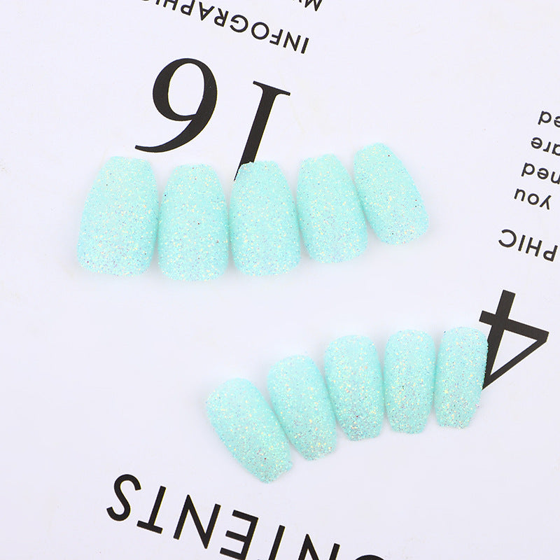 Glittering artificial nails in modern design Stornfield