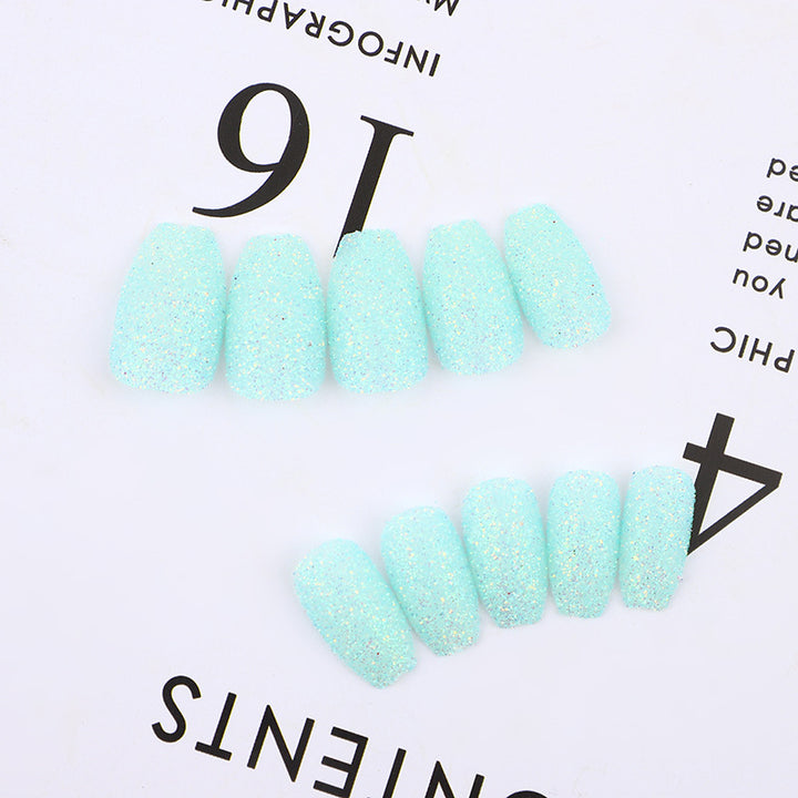 Glittering artificial nails in modern design Stornfield