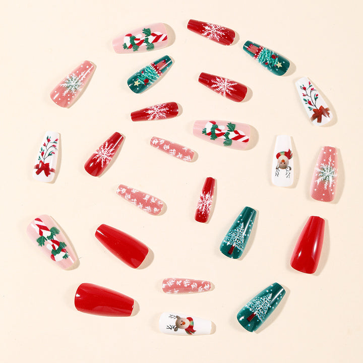 Festive Themed Holiday Nail Art Extensions Stornfield