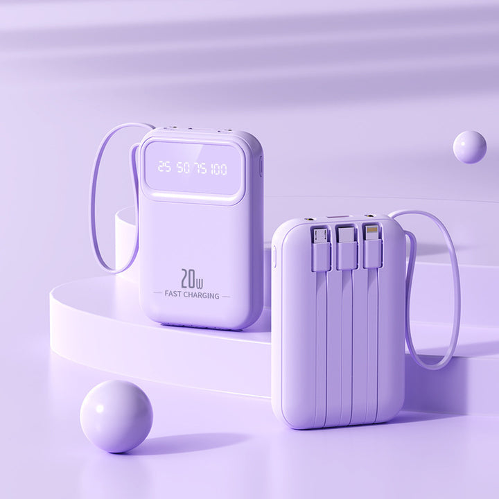 Compact power bank with integrated fast charging ports Stornfield