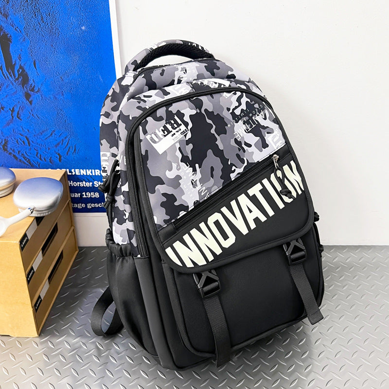 Stylish Camo Print Backpack Stornfield