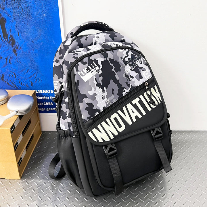 Stylish Camo Print Backpack Stornfield