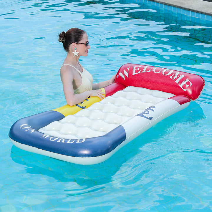 Women's Inflatable Relax Lounger with Maritime Design Stornfield