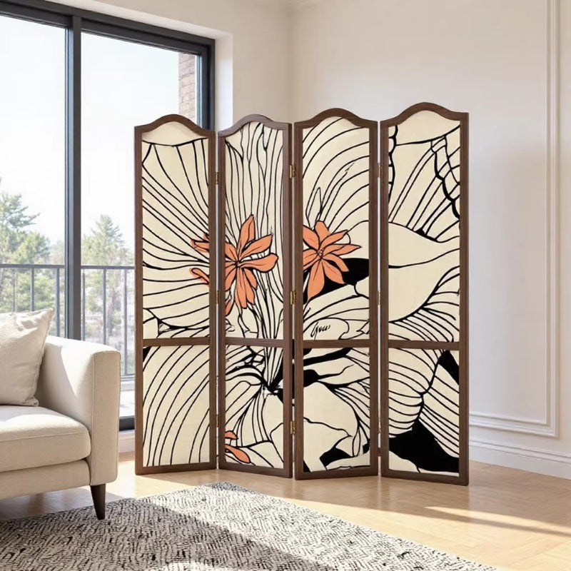 Flower Motif Room Divider Stornfield