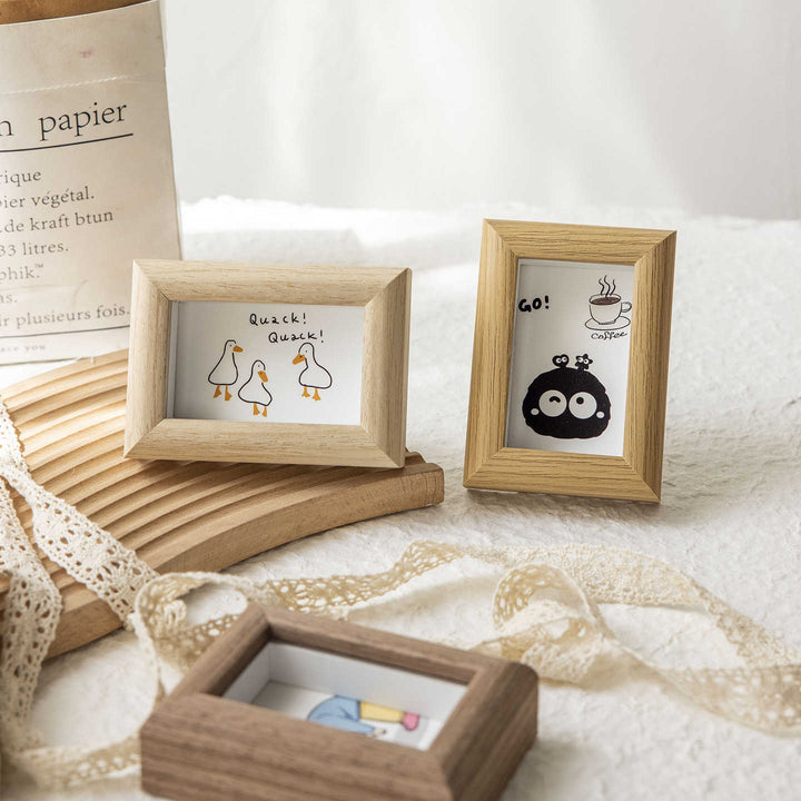 Cute Illustrated Wooden Picture Frame
